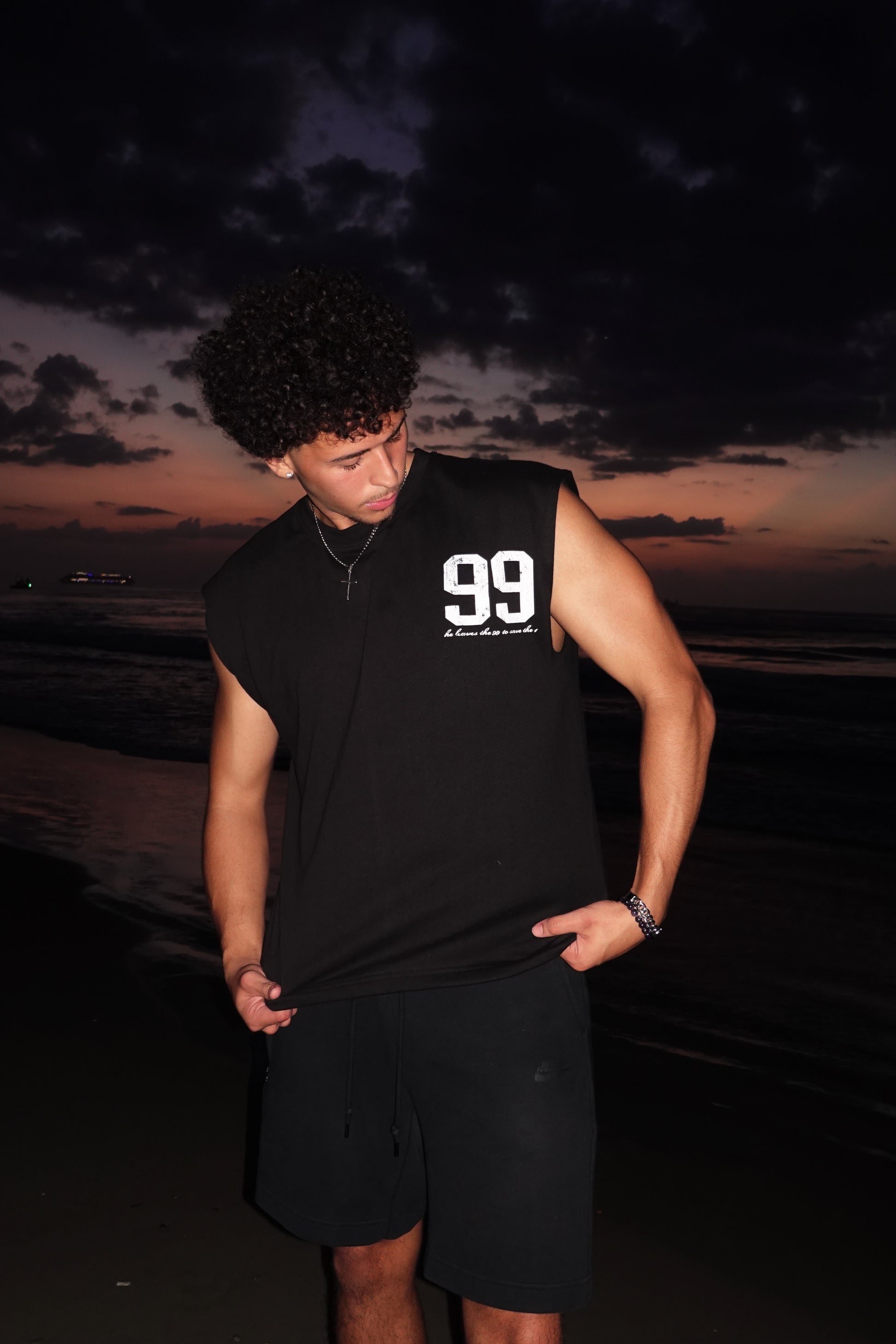 Leaves The 99 (Cutt-Off Sleeves) Black (Pre-Order ships in 2 weeks)