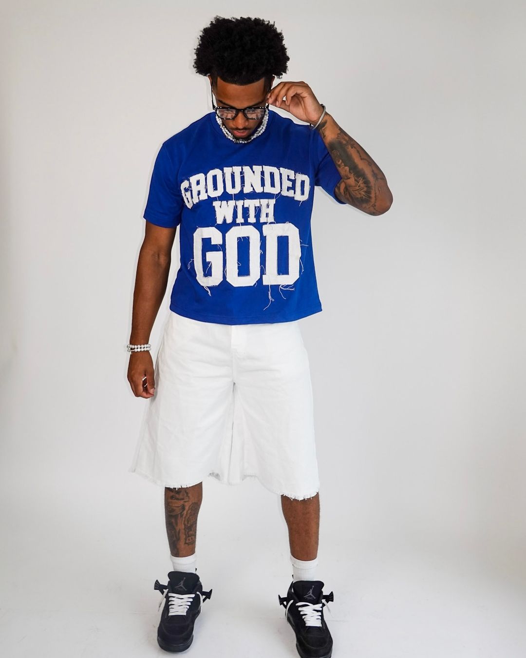 GWG Cropped Tee (Blue)