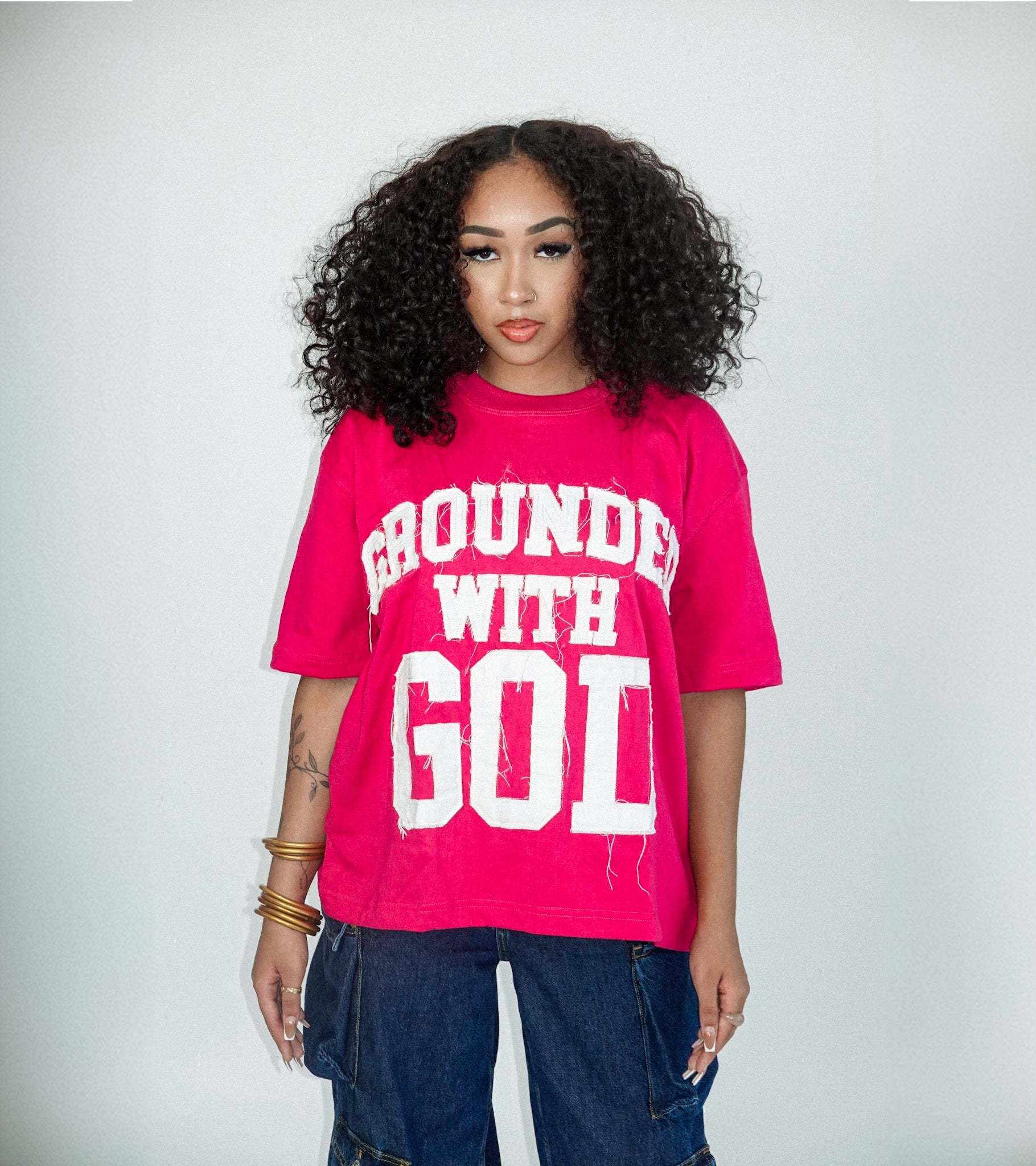 GWG Cropped Tee (Pink)