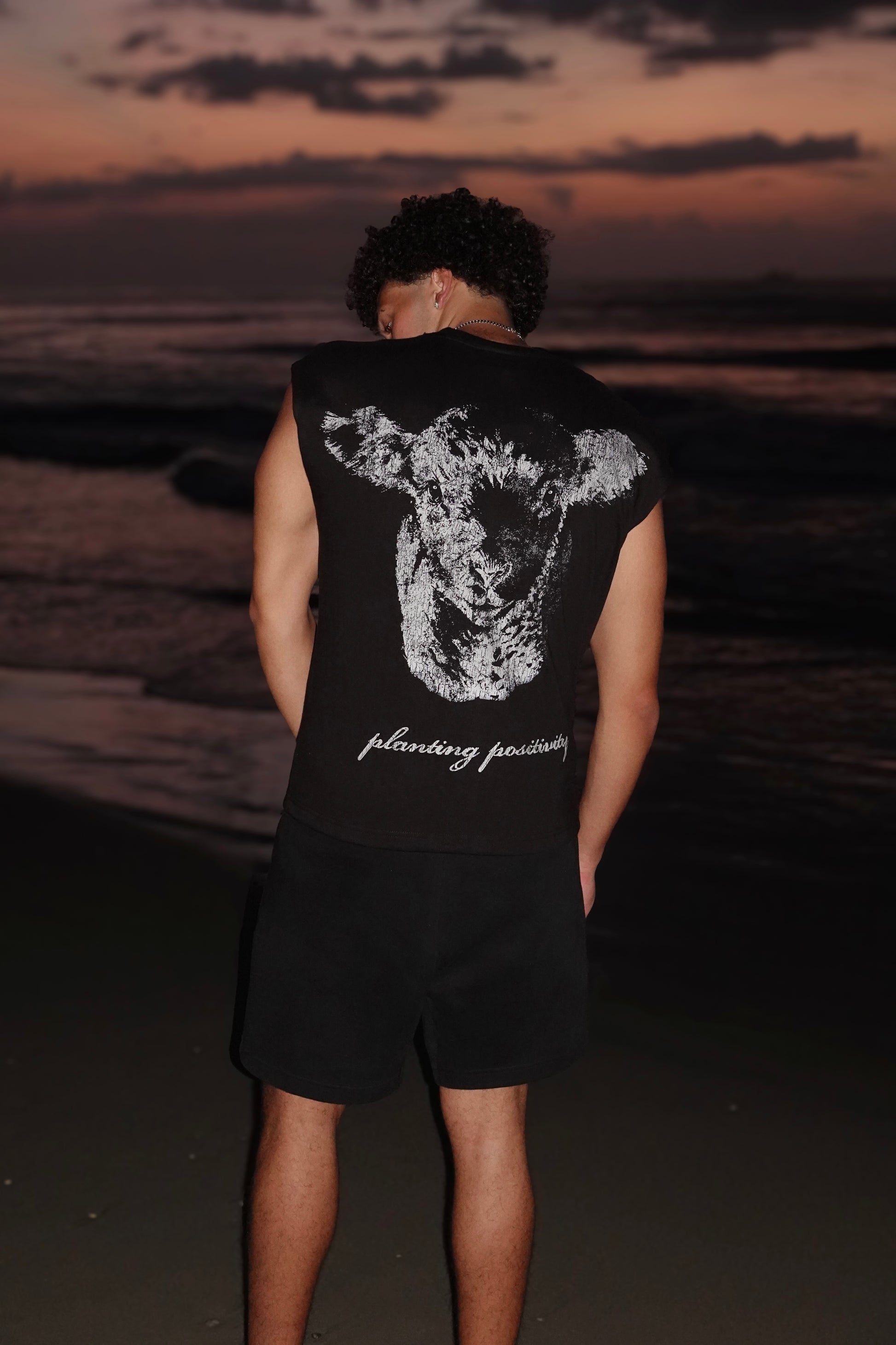 Leaves The 99 (Cutt-Off Sleeves) Black (Pre-Order ships in 2 weeks)