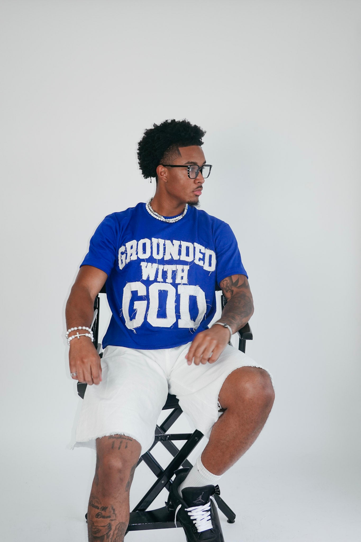 GWG Cropped Tee (Blue)